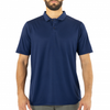 POLERA COOLDRY QUEBEC MANGA CORTA AZUL M