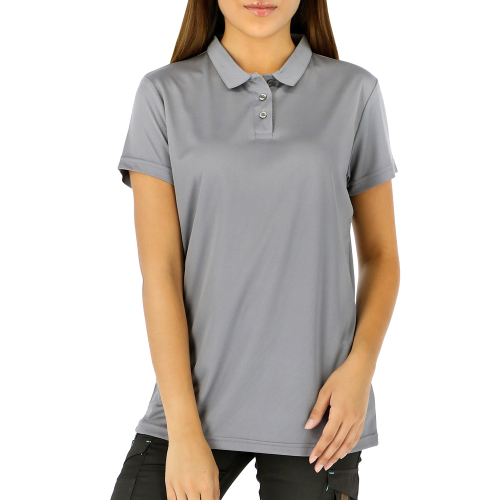 POLERA COOLDRY QUEBEC MANGA CORTA MUJER GRIS M