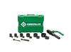 Jgo. sacabocados hidraulico 1/2-2 recto (7806sb) - GREENLEE