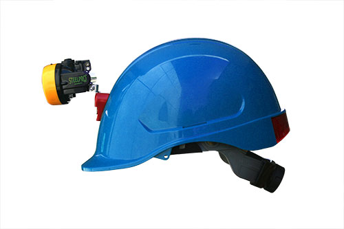 CASCO MTA ABS AZUL / PORTALAMPARA