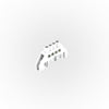 BARRA BRONCE AISLADA RIEL DIN BLANCA 4 POLOS
