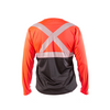 POLERA REFLECTIVA HW ROJO FLUOR MANGA LARGA S