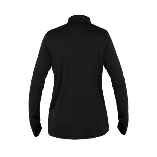 POLERA QUEBEC HALF-ZIP MUJER NEGRO S