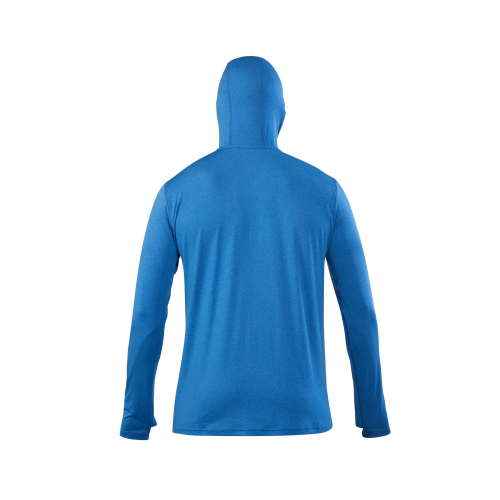 POLERA DRY FIT HW SPX C/ GORRO MANGA LARGA HOMBRE ELECTRIC BLUE L