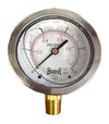 MANOMETRO WINTERS # PFQ803 1/4" NPT C/GLIC.INF 0/60 PSI/BAR