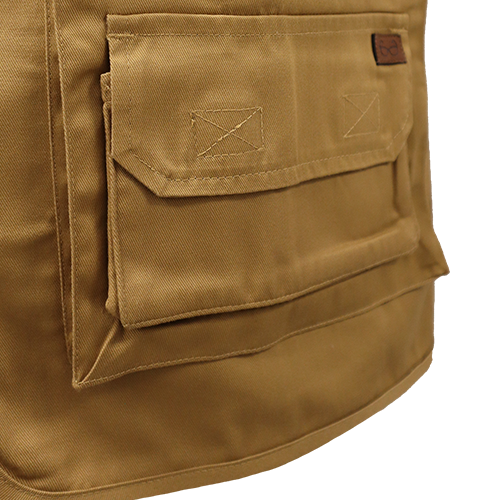 CHALECO GEOLOGO GABARDINA QUEBEC CAMEL XL