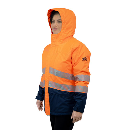 PARKA HW ARTICA MUJER NARANJO FLUOR XL