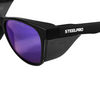 LENTE DE SEGURIDAD SAFEBLACK GRIS REVO AZUL STEELPRO