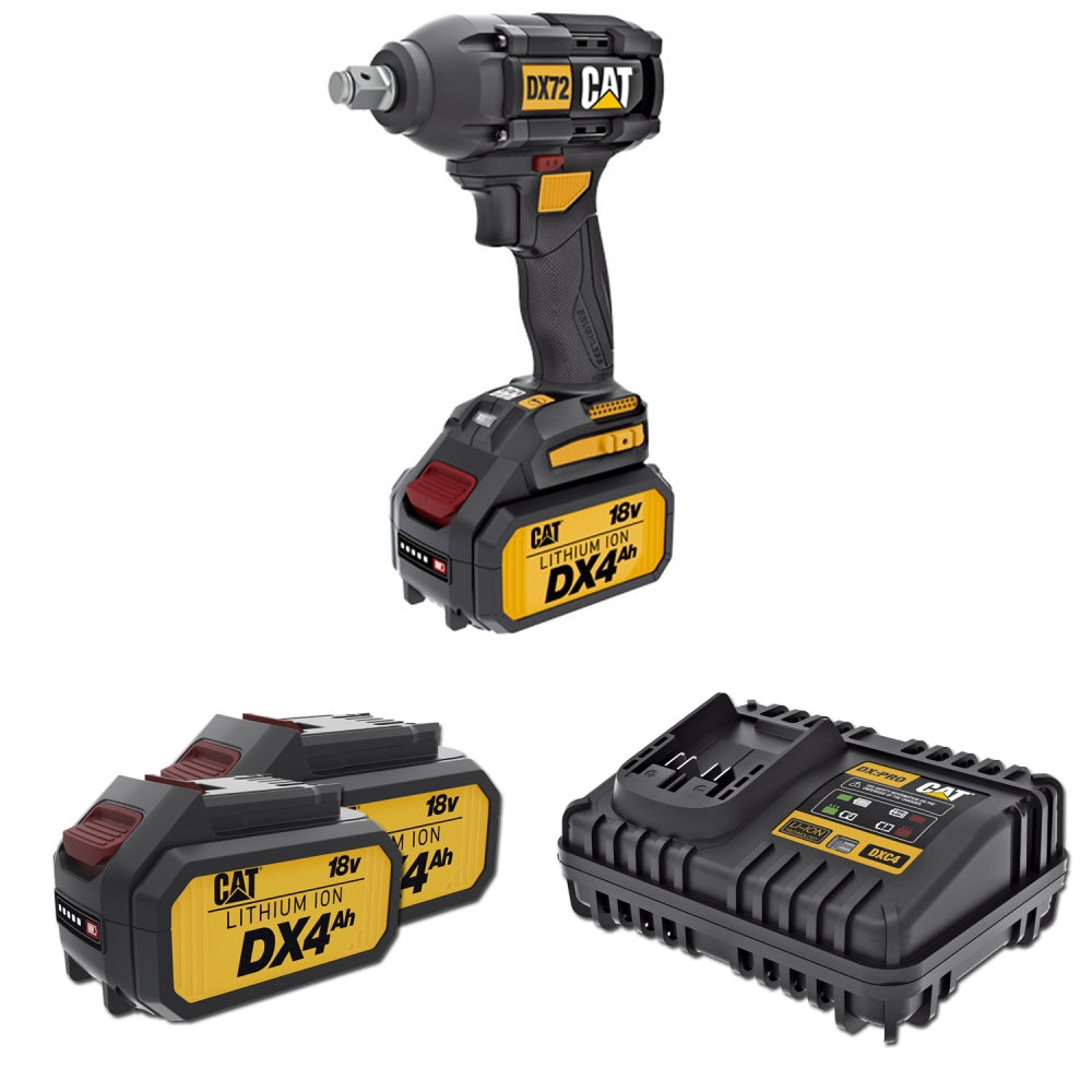 Kit llave de impacto inalámbrica 1/2 18V 350Nm