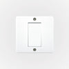 CASQUETE IP20 CON INTERRUPTOR SIMPLE 9/24 10A 250V BLANCO