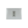 TOMA CORRIENTE ANDES SIMPLE 10/16A 250V SILVER ARMADO