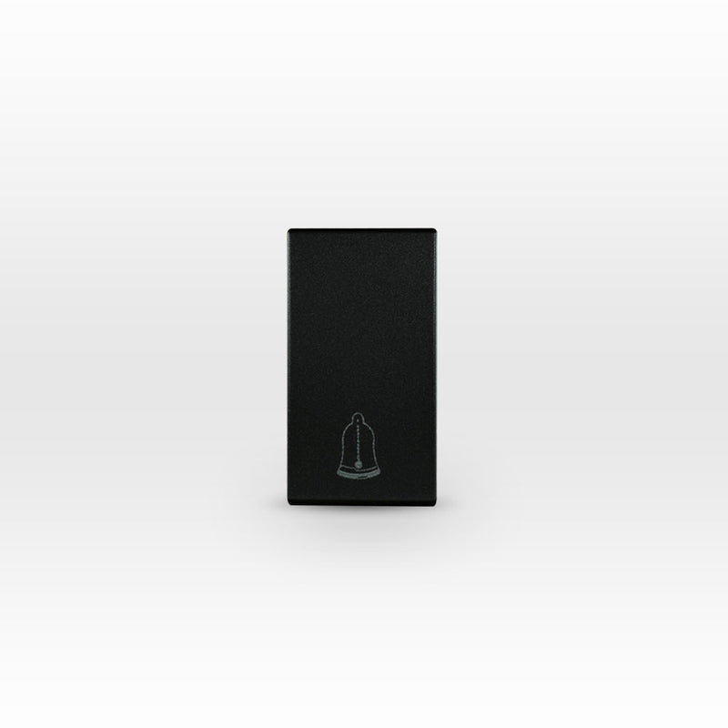 MÓDULO PULSADOR TIMBRE ANDES 10A 250V BLACK