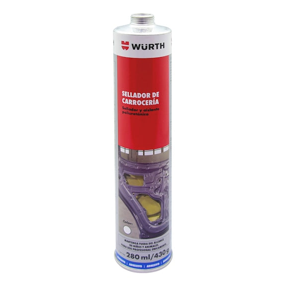 ADHESIVO SELLADOR PU GRIS 280ML - WURTH - WURTH