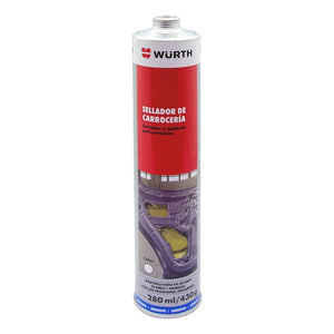 ADHESIVO SELLADOR PU NEGRO 280ML - WURTH - WURTH