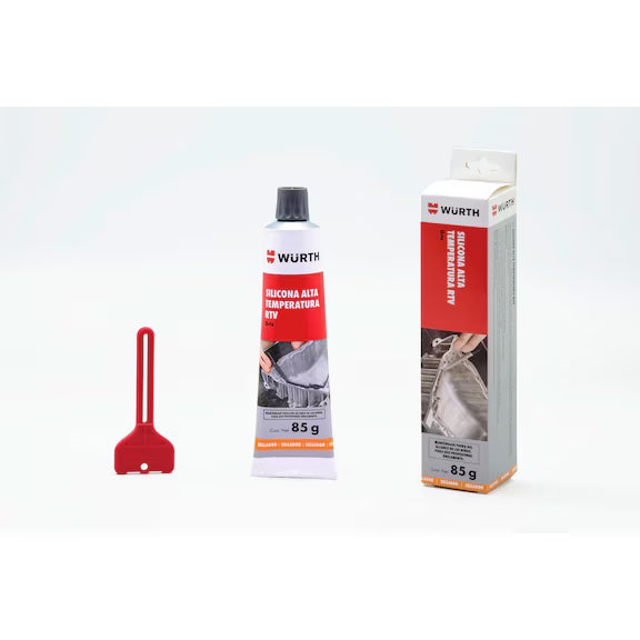 SILICONA ALTA TEMPERATURA RTV NEGRO-85G - WURTH