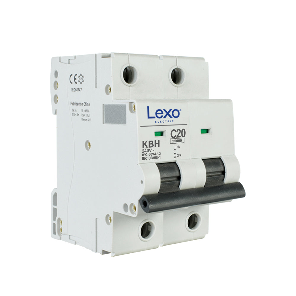 Interruptor automático 1P+N 20A curva C 25kA