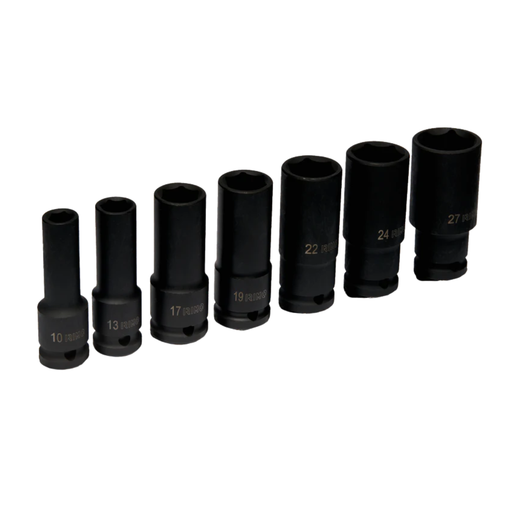 Dados de impacto largos cuadrante 1/2 7 piezas