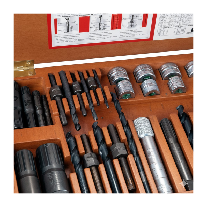 Jgo. extractores pernos 1/4-1 #25 (35590) - RIDGID