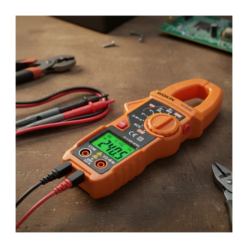 Multitester Digital con Pinza Amperimetrica