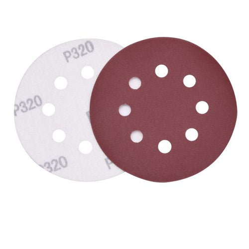 10Pcs 125mmX120# DISCO LIJA VELCRO HARDEN