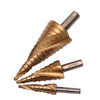 Set de brocas cónicas escalonadas 3 piezas 614143 - HARDEN
