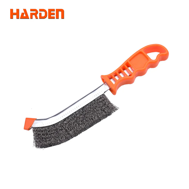 Cepillo metálico mango de plástico 225mm Harden