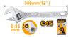 LLAVE FRANCESA INGCO CROMADA 12" # HADW131122