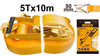 ESLINGA INGCO 10 MT X 50 MM CARGA MAXIMA 5.000 KG. # HRSP5101