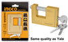 CANDADO INGCO BRONCE ANTIPALANCA 80 MM C/3 LLAVES # DBBPL0802
