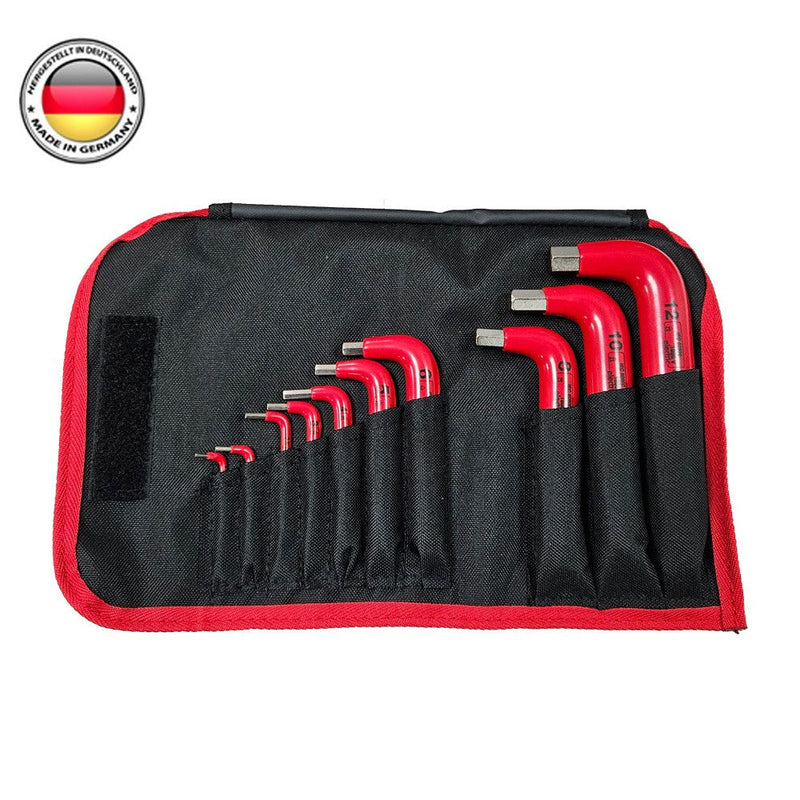 SET DE 10 LLAVES ALLEN AISLADAS. MILIMETRICAS WETEC