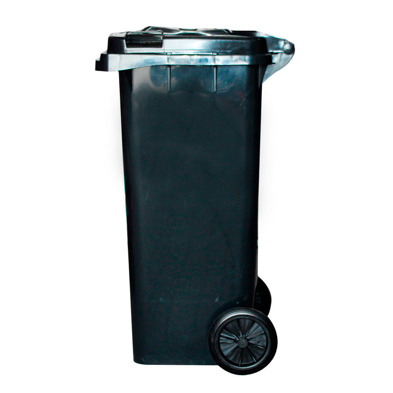 CONTENEDOR DE BASURA CON RUEDAS GRIS 120 LTS.