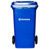CONTENEDOR DE BASURA CON RUEDAS AZUL 240 LTS.