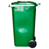 CONTENEDOR DE BASURA CON RUEDAS VERDE 240 LTS.