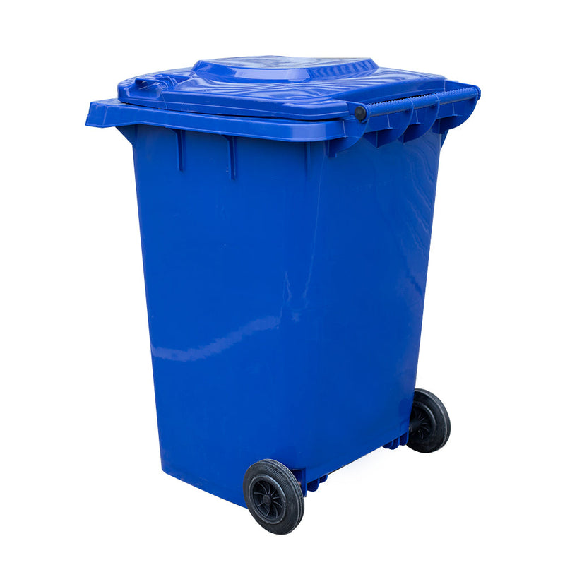 CONTENEDOR DE BASURA CON RUEDAS AZUL 360 LTS.