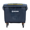 CONTENEDOR DE BASURA CON RUEDAS GRIS 660 LTS.