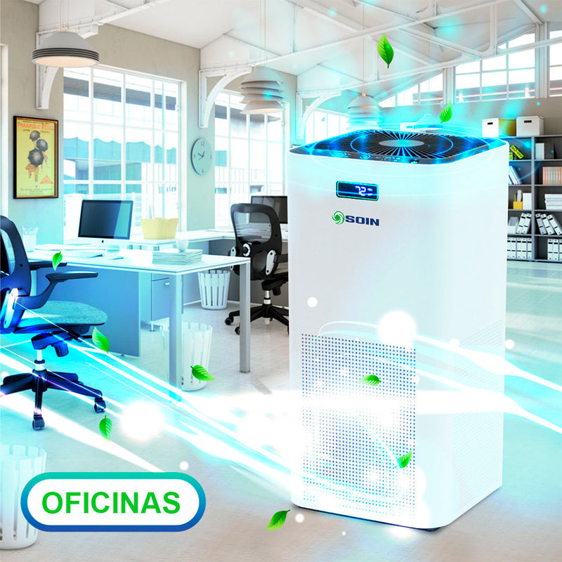PURIFICADOR DE AIRE CON FILTRO HEPA Y REPUESTO
