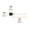 BATE FUEGO TRUPER 60" - M/ FRESNO AMERICANO #BA-FU (17890)