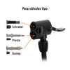 BOMBIN TRUPER DE PEDAL SOPORTE METALICO ABATIBLE 60 PSI # BOPE-60 (101667)