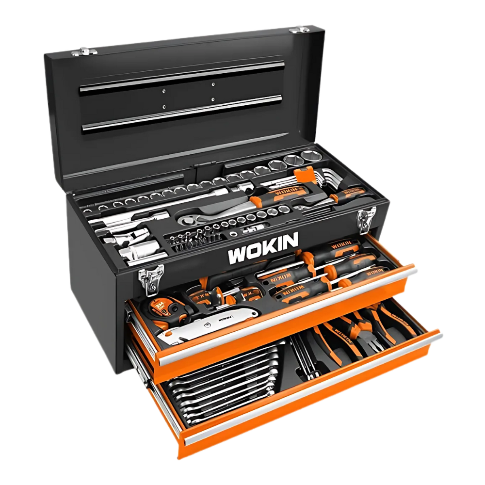 Caja de Herramientas con 98 Piezas. Wokin