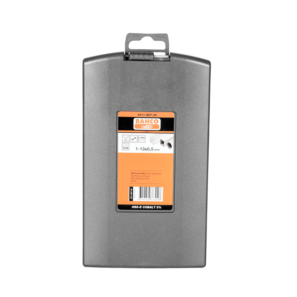 Juego Brocas Cobalto 1 mm a 13 mm 25 Piezas Bahco