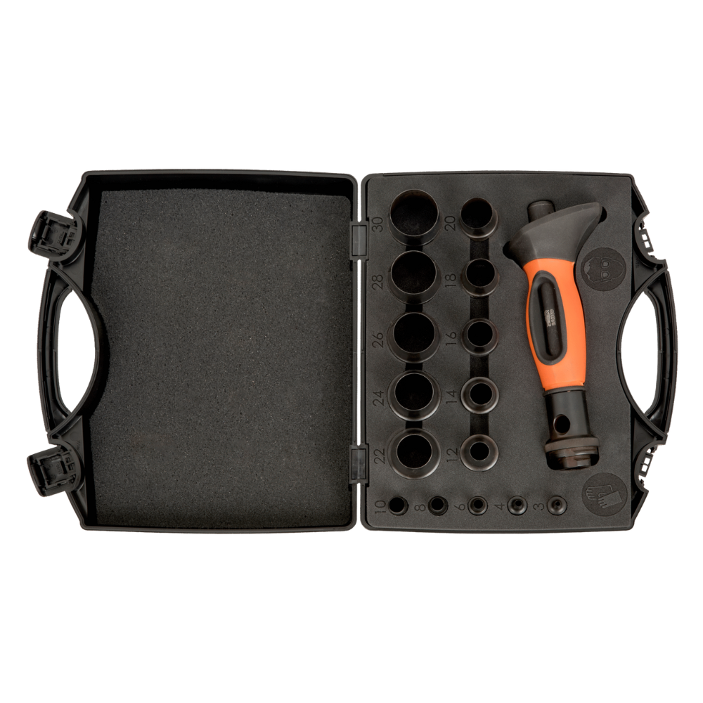 Juego de Sacabocados BAHCO 16 Piezas