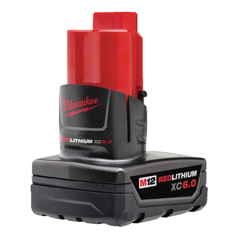 BATERIA M12 REDLITHIUM ALTA CAPACIDAD XC 6.0AH (48-11-2460) MILWAUKEE