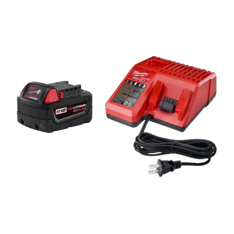 KIT STARTER CARGADOR Y BATERIA M18 REDLITHIUM XC50AH (48-5950) MILWAUKEE