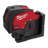 NIVEL LASER DOS LINEAS Y PUNTOS VERDE BATERIA M12 (3622-20) MILWAUKEE