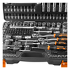 Juego de Dados con chicharra 1/2". 3/8" y 1/4". 215 Piezas Wokin