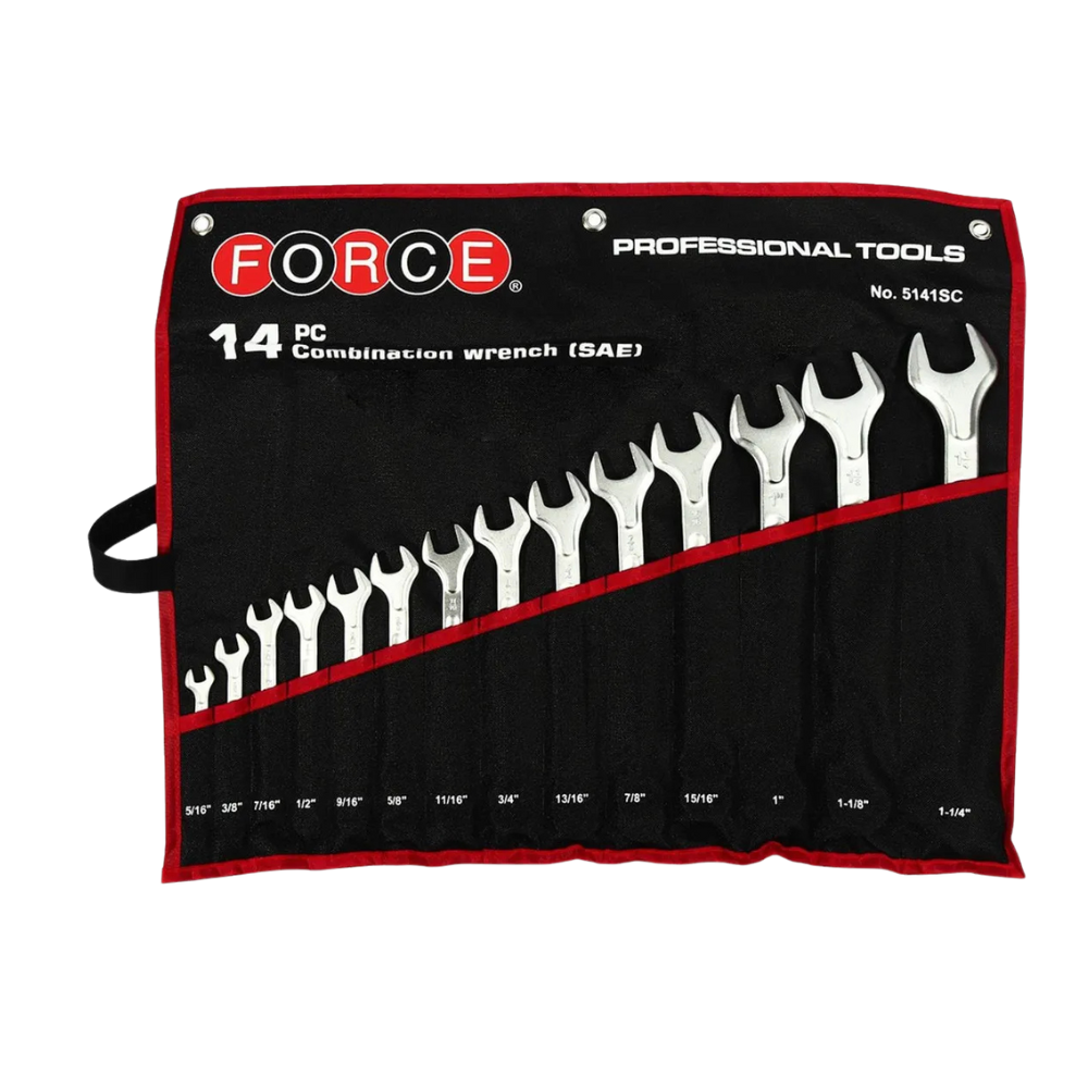 Jgo. llaves pta.-corona 5/16-1.1/4 (5141sc) - FORCE