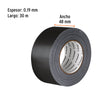 CINTA P/DUCTOS TRUPER NEGRA ADHESIVO TERMOFUSIBLE (PQTE 4 ROLLOS) #CDU-30XN (103062)