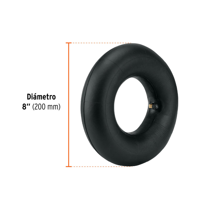 CAMARA FIERO (TRUPER) P/RUEDA # LLN-8L DIAMETRO 8" # CM-8 (45905)