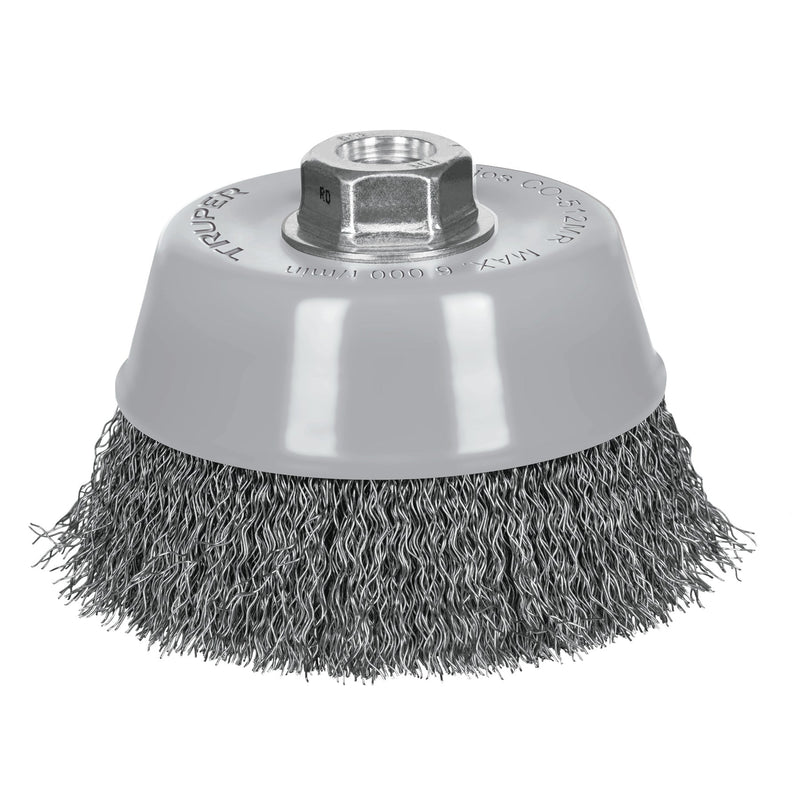ESCOBILLA TRUPER DE COPA 5"" P/ESMERIL EJE 5/8" MULTI-ROSCA #CO-512MR (100859)