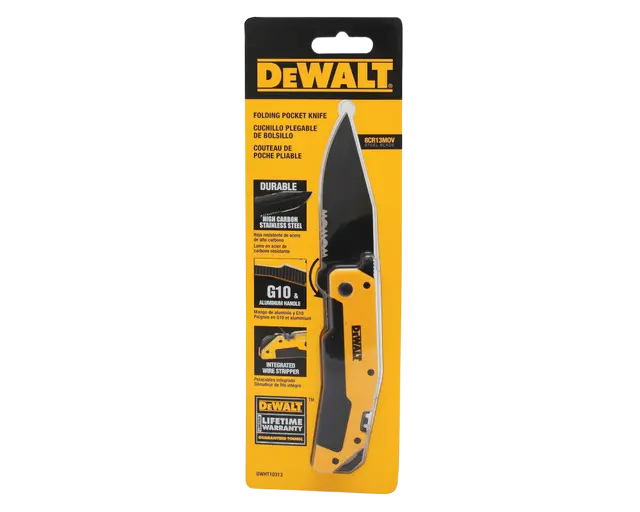 Cuchillo de Bolsillo Plegable 11 Cm - DEWALT